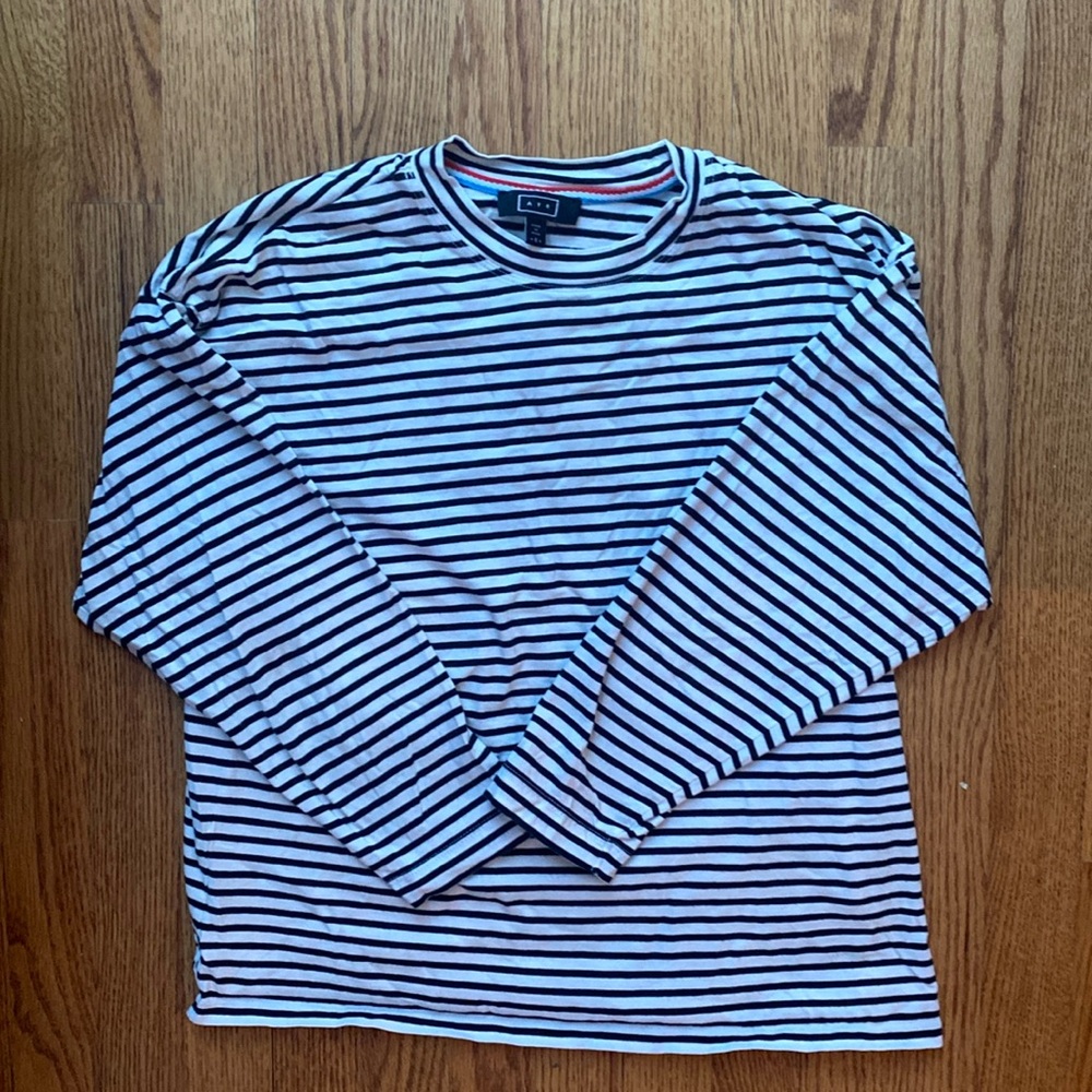 AYR French Fry shirt navy stripes